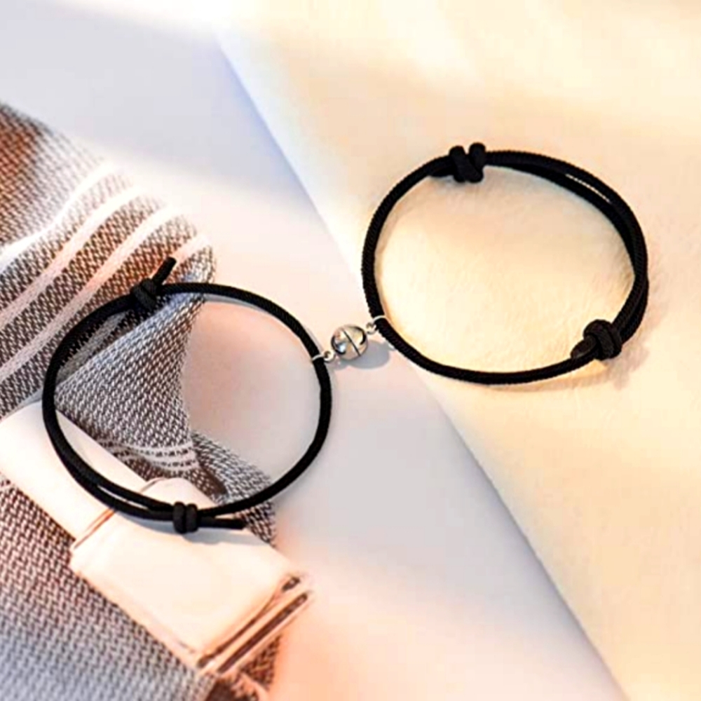 Couples magnetic bracelets